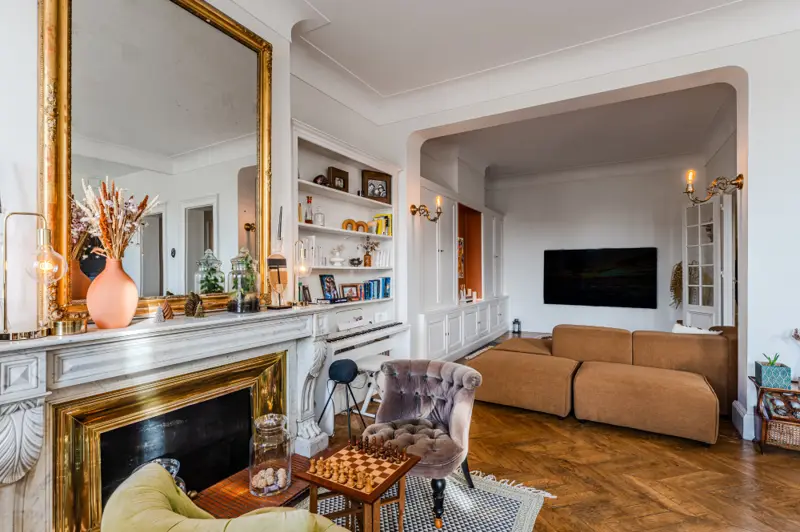 Triangle d'or, 4 chambres, ascenceur, chambre de service, cave — photo 3